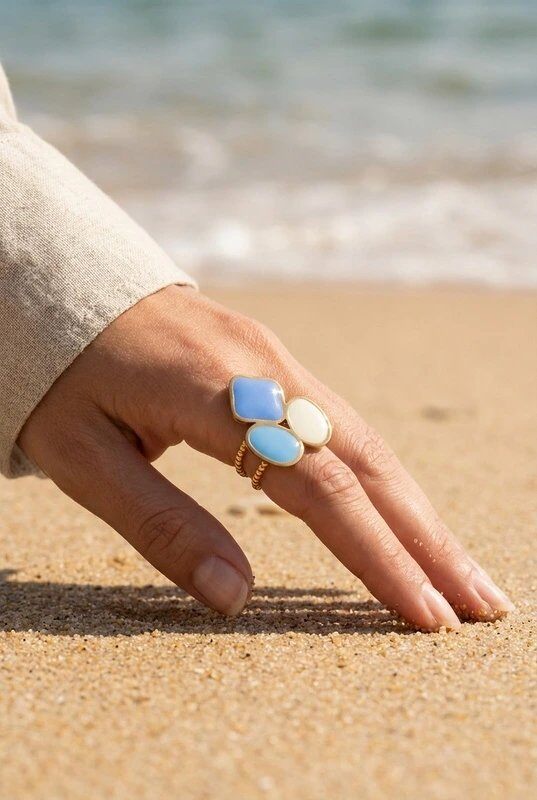 Grossiste Bijoux Mystères - Bague en acier inoxydable ajustable