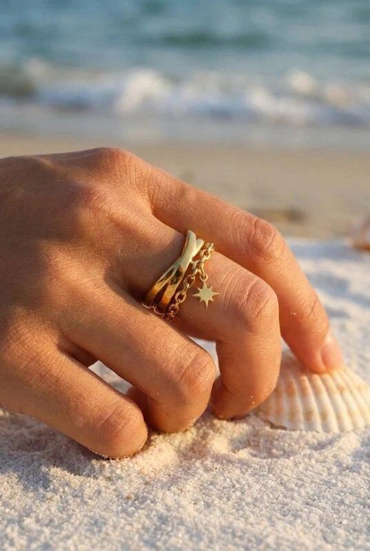 Grossista Bijoux Mystères - Anello regolabile in acciaio inossidabile