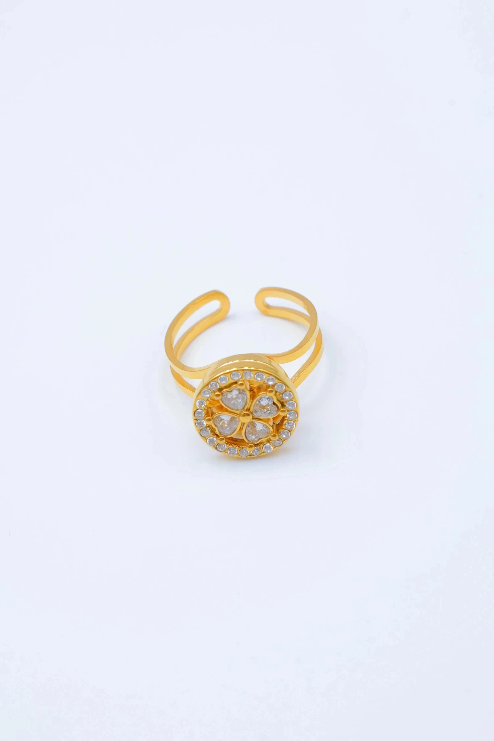 Grossiste Bijoux Mystères - Bague ajustable en acier inoxydable