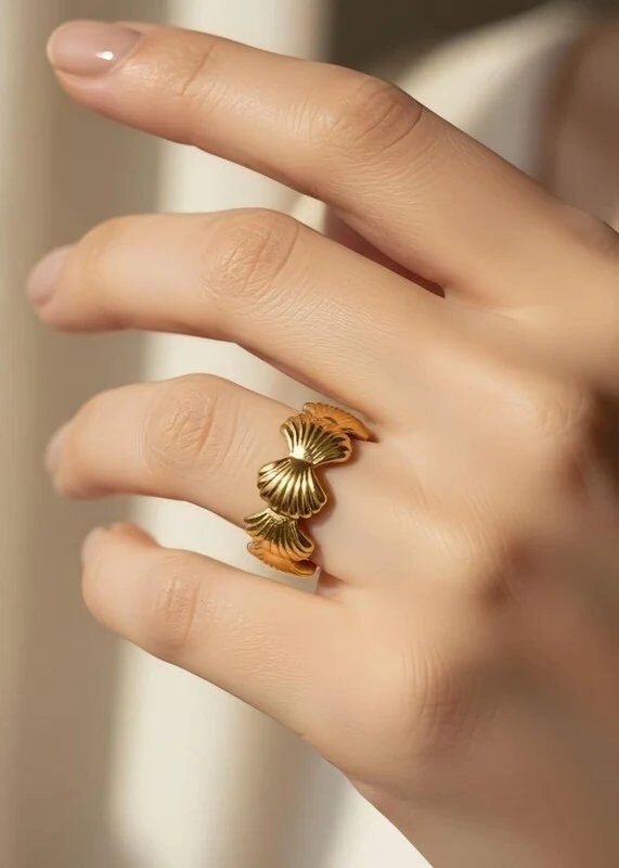 Mayorista Bijoux Mystères - Anillo ajustable de acero inoxidable