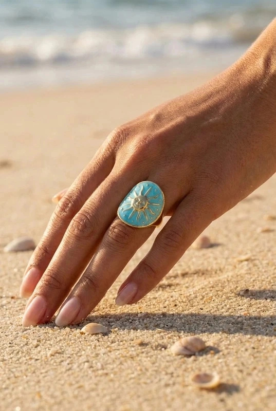 Mayorista Bijoux Mystères - Anillo ajustable de acero inoxidable