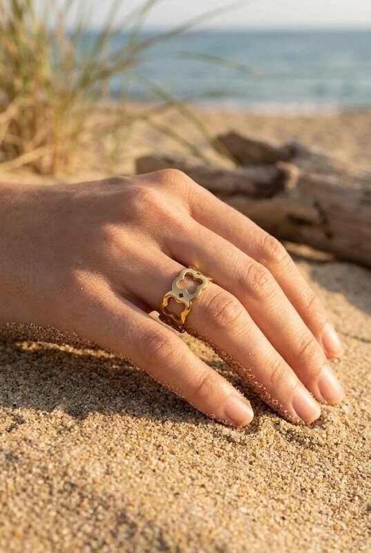 Grossiste Bijoux Mystères - Bague en acier inoxydable ajustable