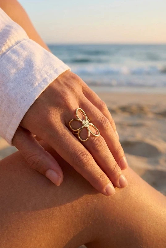 Grossiste Bijoux Mystères - Bague ajustable en acier inoxydable