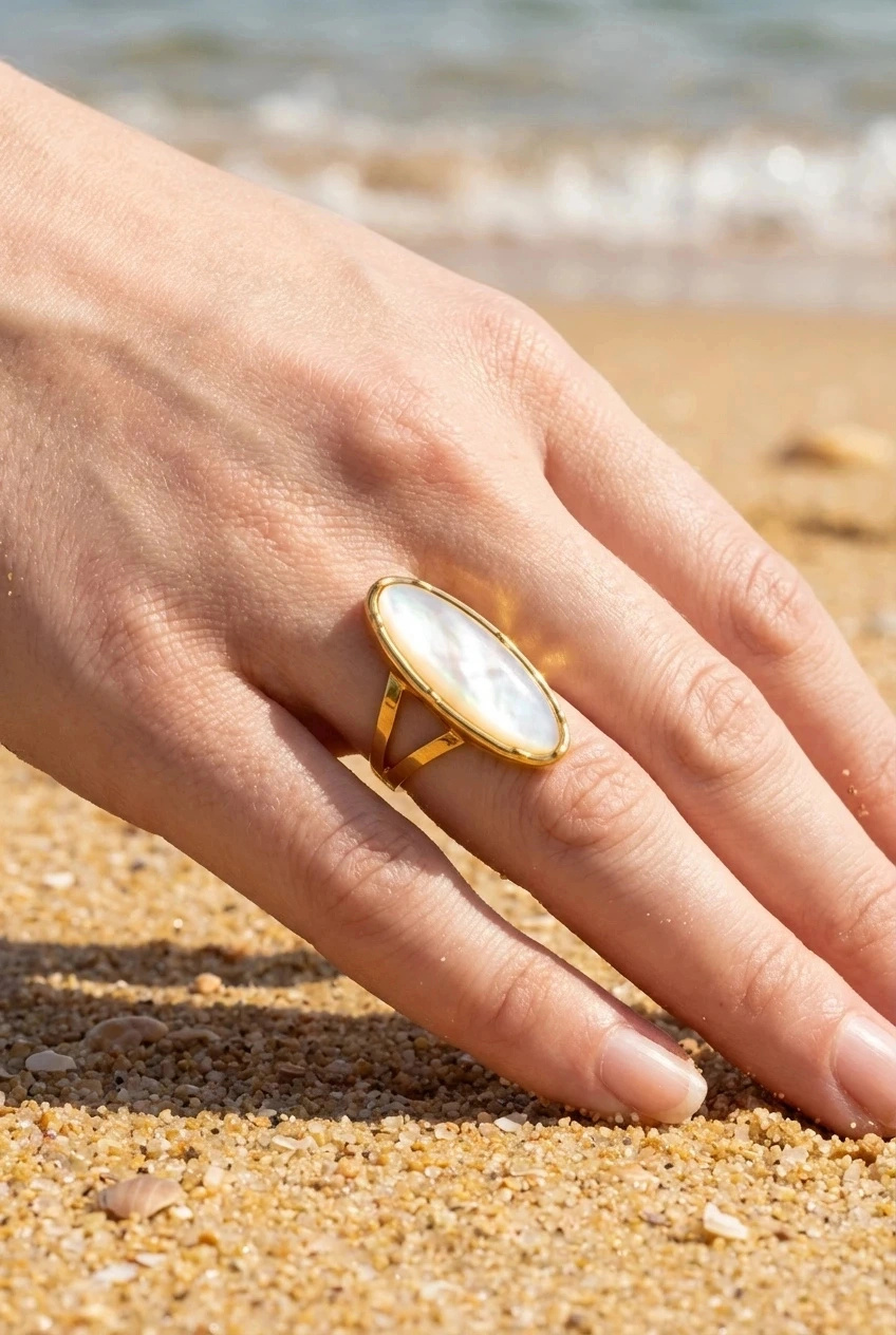 Mayorista Bijoux Mystères - Anillo de acero inoxidable ajustable