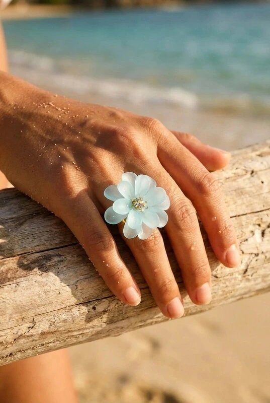 Grossiste Bijoux Mystères - Bagues fleurs en acier inoxydable