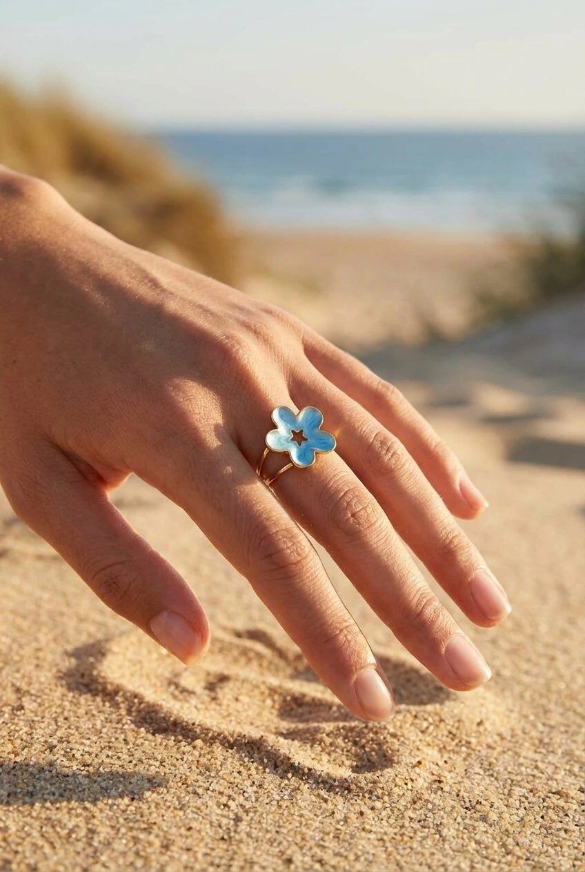 Grossiste Bijoux Mystères - Bagues fleurs en acier inoxydable