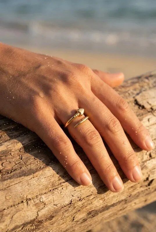 Grossiste Bijoux Mystères - Bague en acier inoxydable ajustable