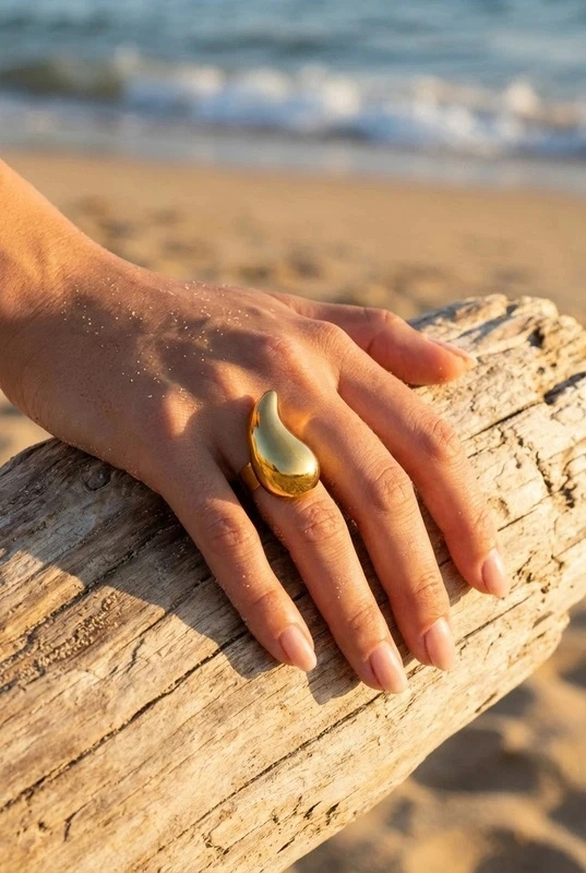 Grossiste Bijoux Mystères - Bague en acier inoxydable ajustable