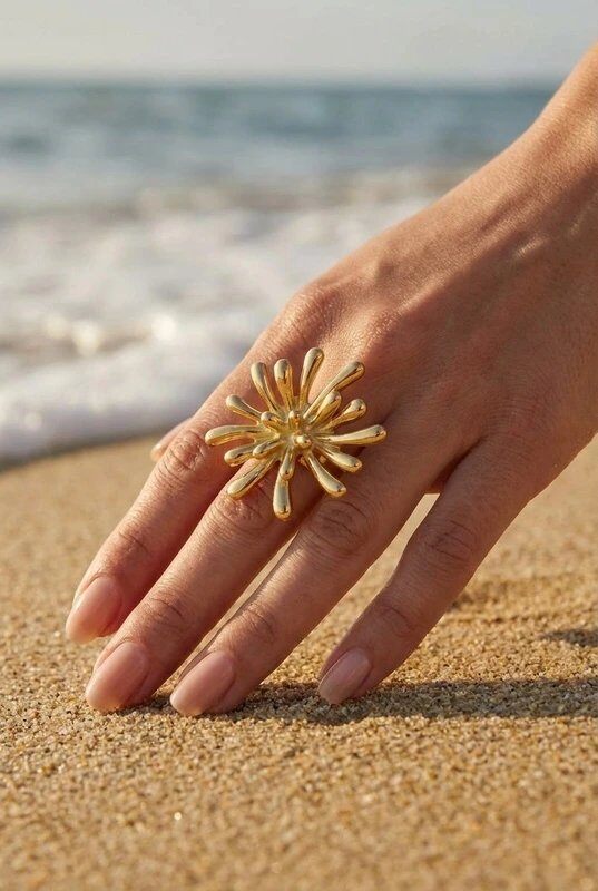 Grossiste Bijoux Mystères - Bague ajustable en acier inoxydable