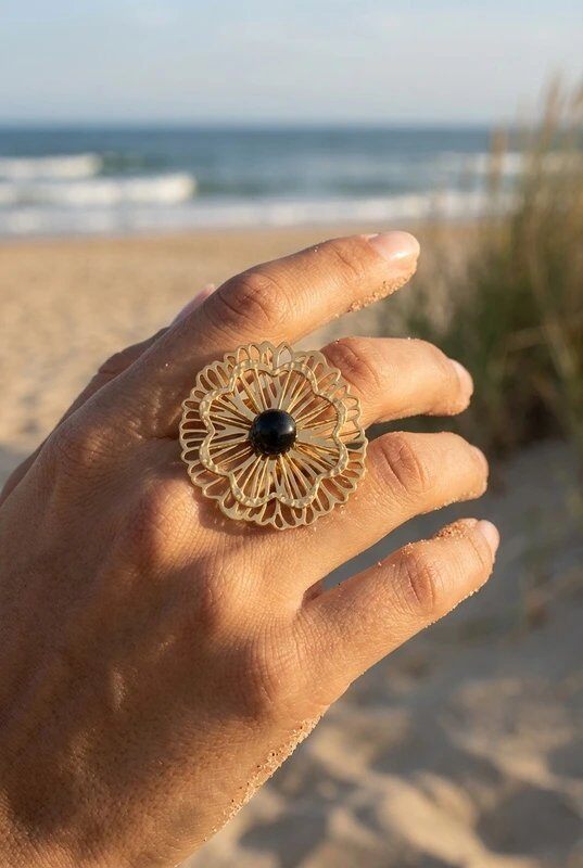 Grossiste Bijoux Mystères - Bague en acier inoxydable ajustable