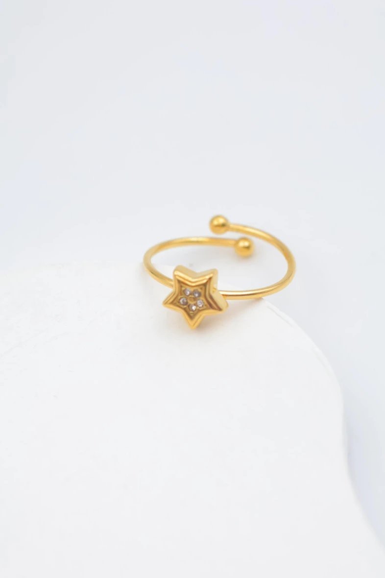 Mayorista Bijoux Mystères - Bague en acier inoxydable ajustable Mayorista Bijoux Mystères - Bague en acier inoxydable ajustable