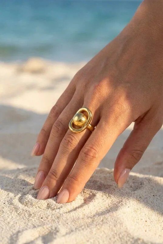 Grossiste Bijoux Mystères - Bague ajustable en acier inoxydable