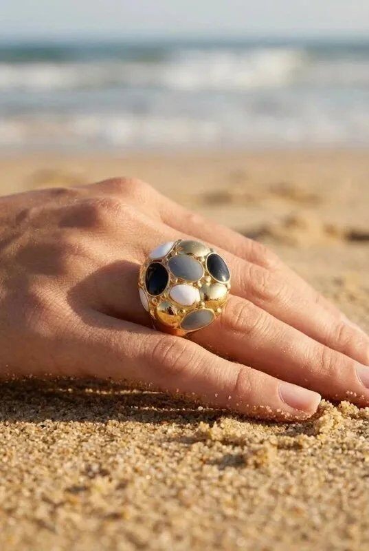Grossiste Bijoux Mystères - Bague en acier inoxydable ajustable