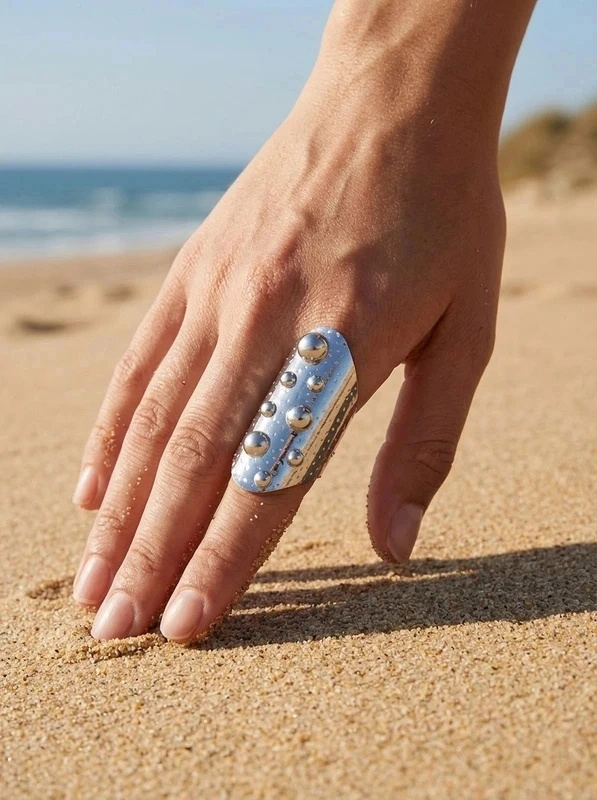 Grossiste Bijoux Mystères - Bague en acier inoxydable ajustable