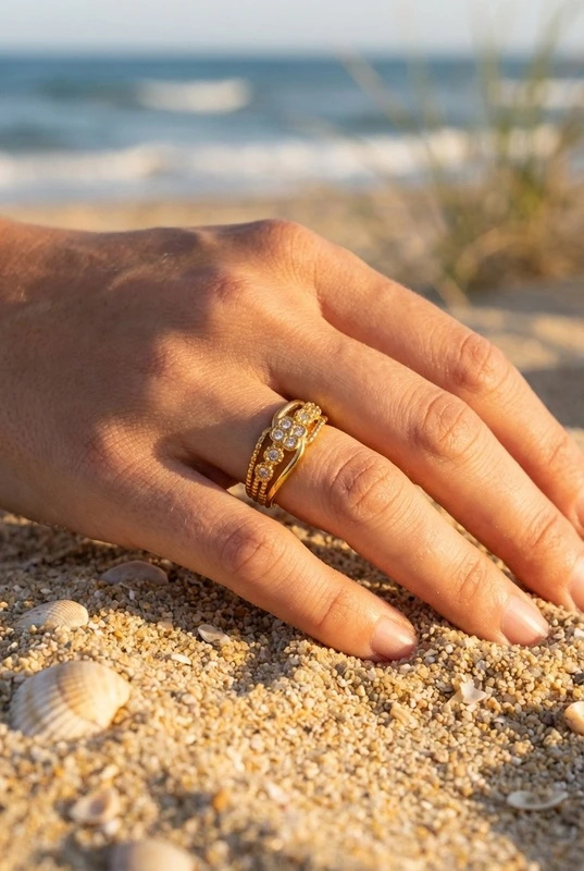 Grossiste Bijoux Mystères - Bague en acier inoxydable ajustable
