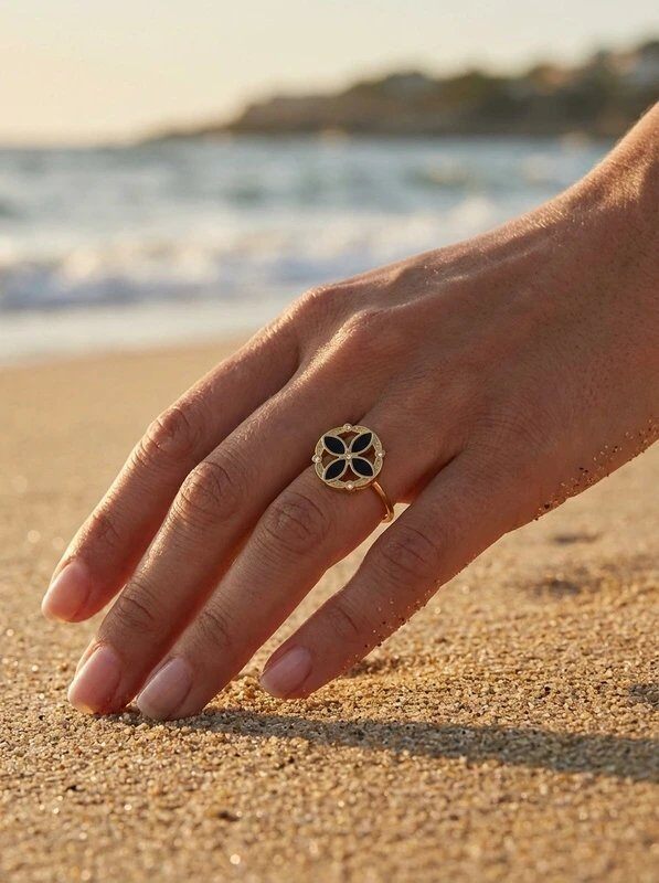 Grossiste Bijoux Mystères - Bague ajustable en acier inoxydable