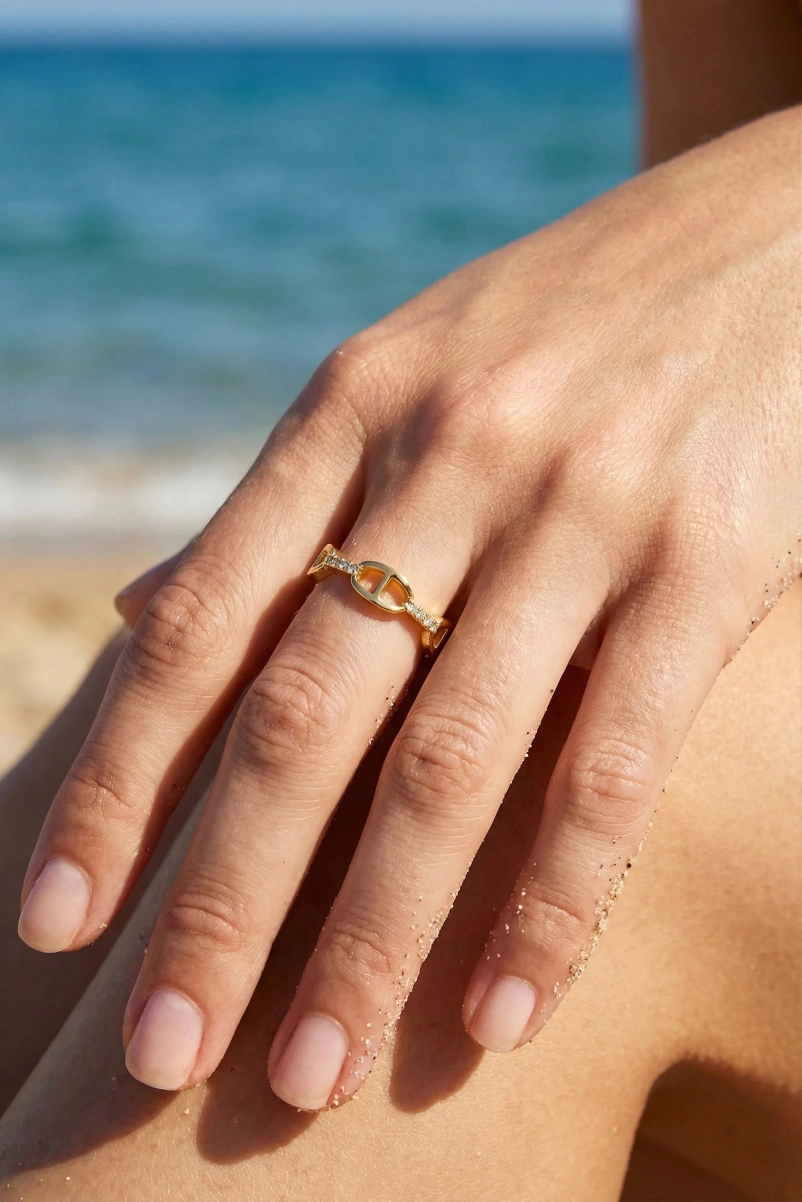 Grossiste Bijoux Mystères - Bague ajustable en acier inoxydable