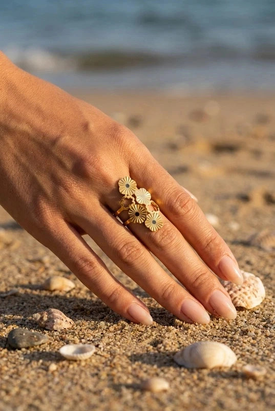 Grossiste Bijoux Mystères - Bague en acier inoxydable ajustable