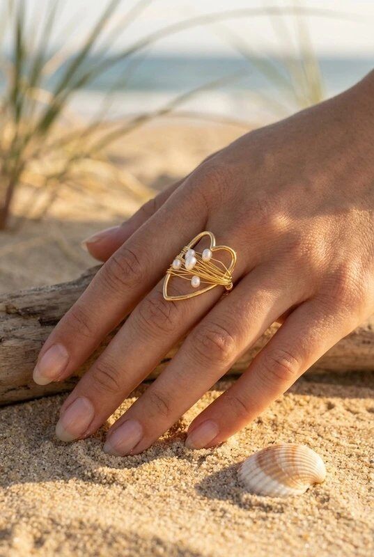 Mayorista Bijoux Mystères - Anillo de acero inoxidable ajustable