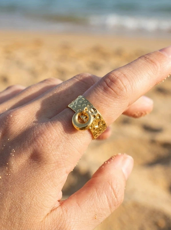 Grossiste Bijoux Mystères - Bague en acier inoxydable ajustable