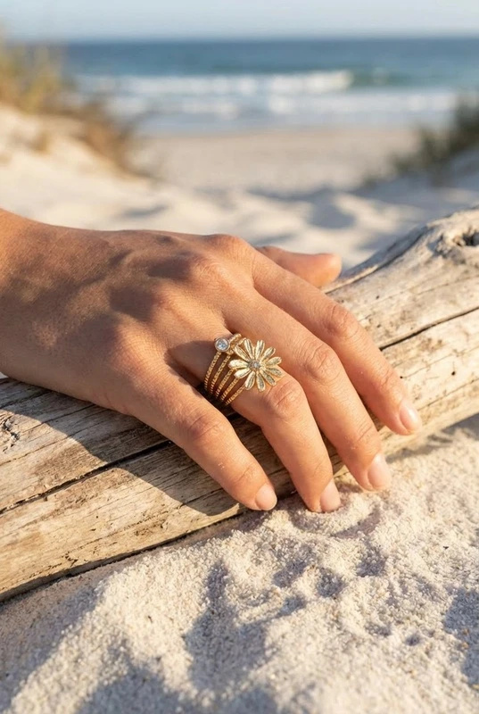 Grossiste Bijoux Mystères - Bague en acier inoxydable ajustable