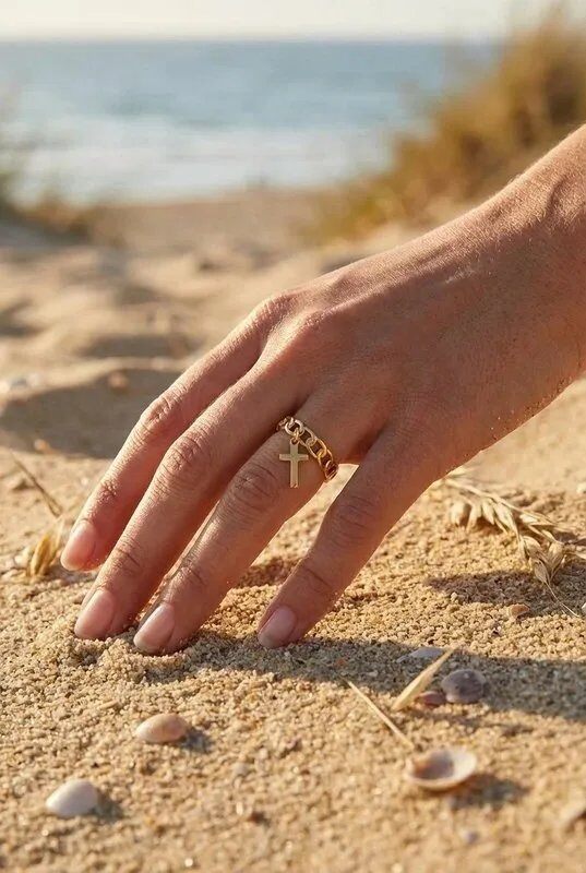 Grossiste Bijoux Mystères - Bague en acier inoxydable ajustable