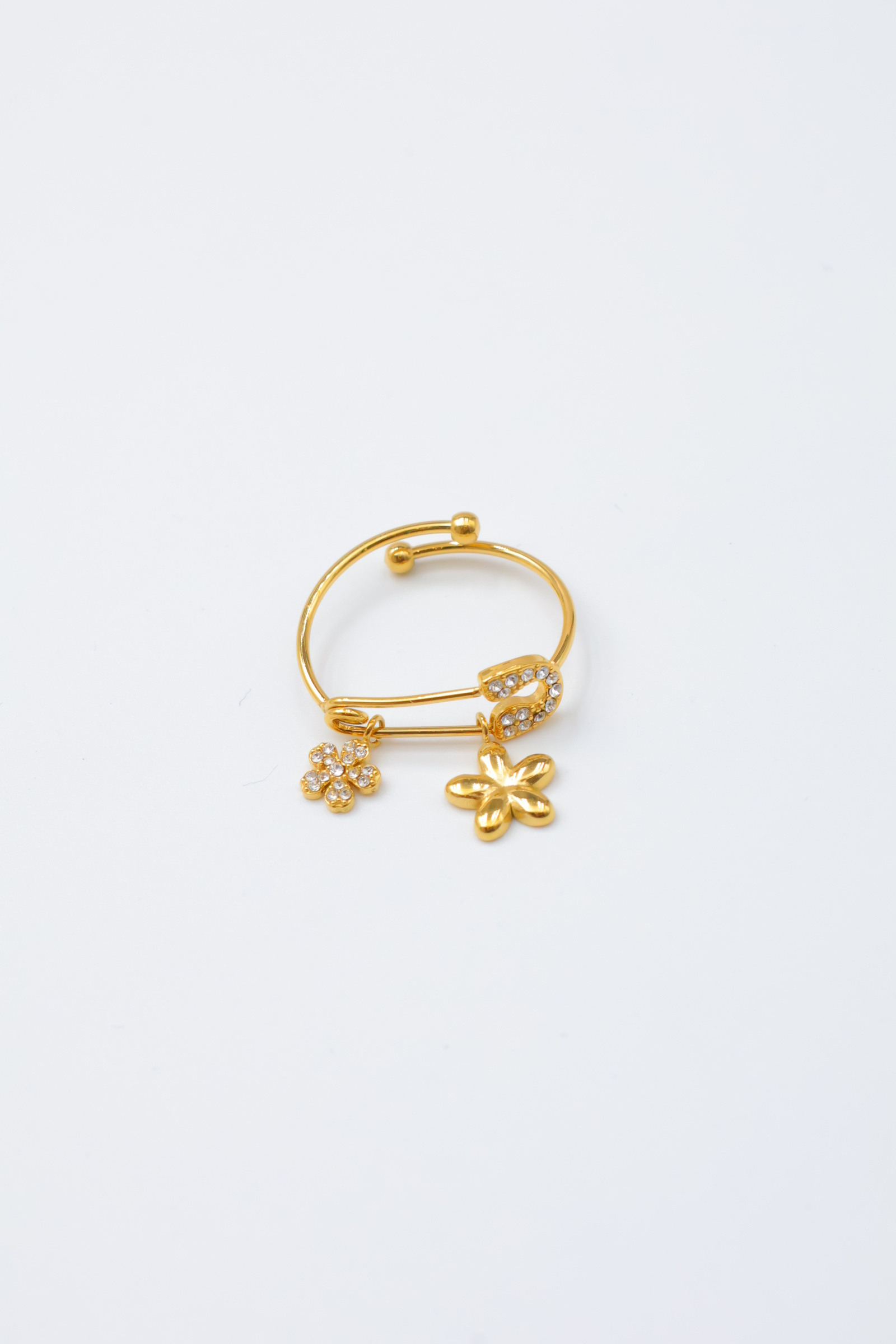 Wholesaler Bijoux Mystères - Adjustable stainless steel ring