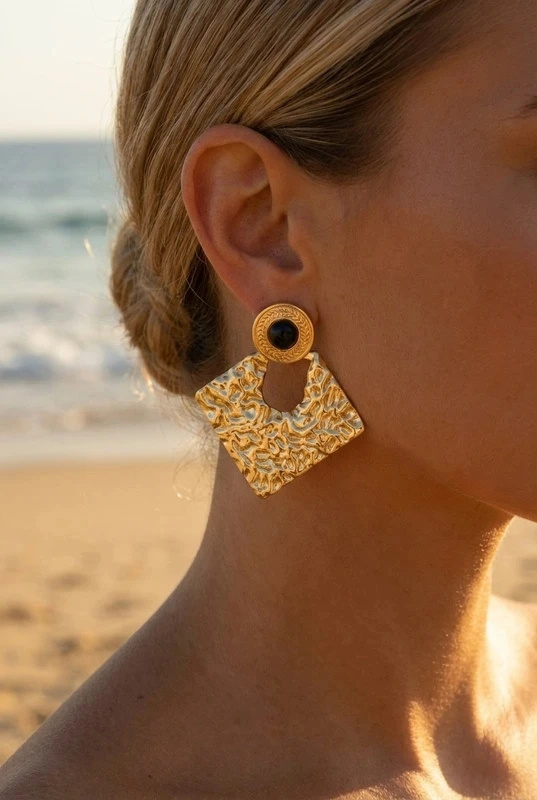 Mayorista Bijoux Mystères - Pendientes de acero inoxidable
