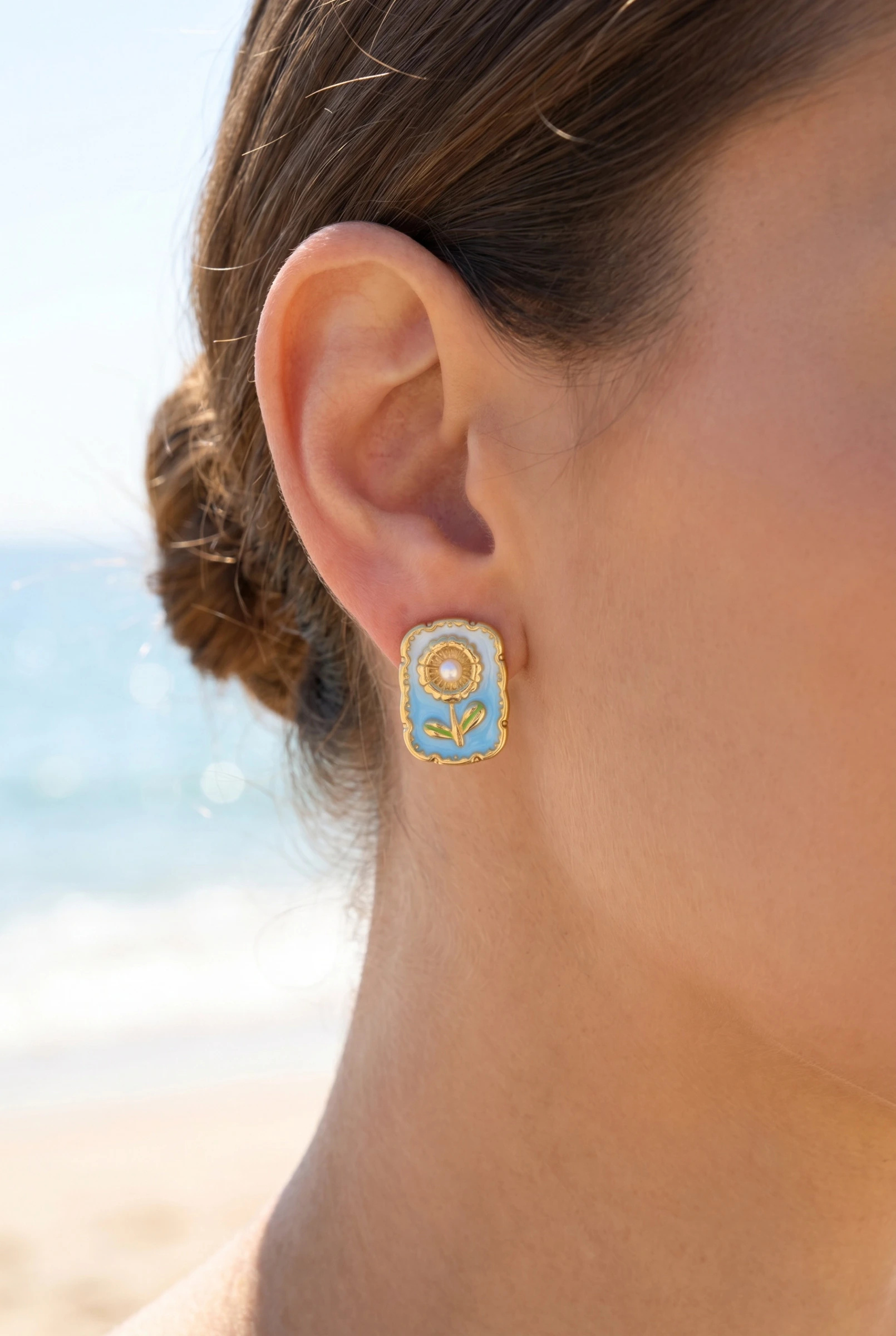 Mayorista Bijoux Mystères - Pendientes de acero inoxidable