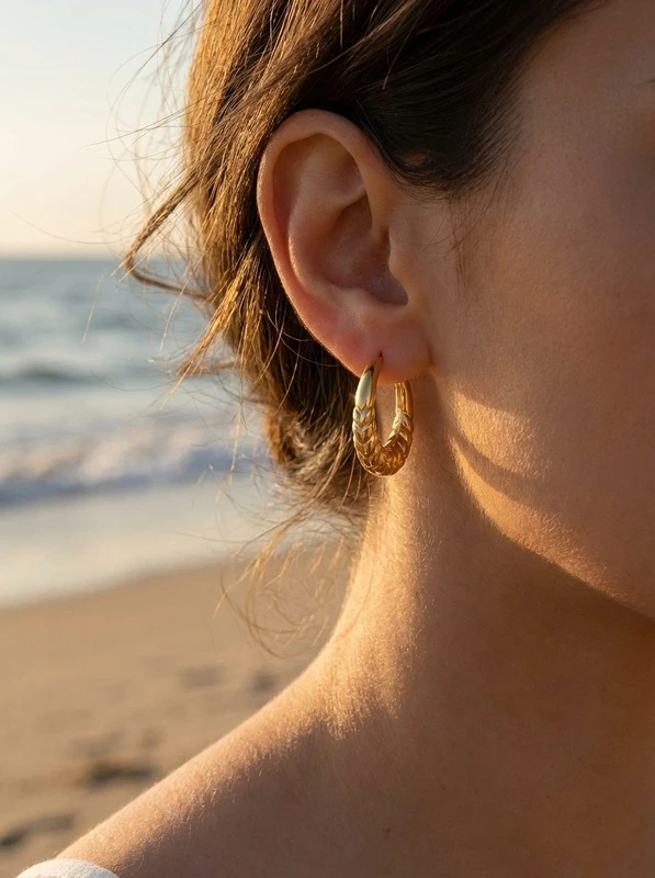 Mayorista Bijoux Mystères - Pendientes de acero inoxidable