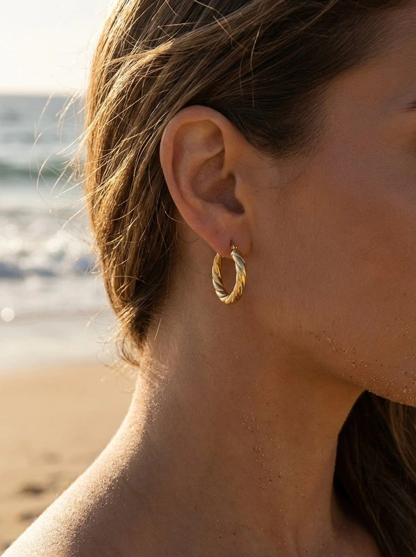 Mayorista Bijoux Mystères - Pendientes de acero inoxidable