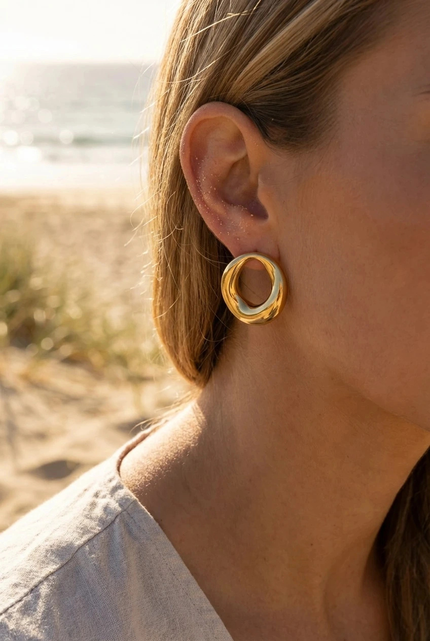 Mayorista Bijoux Mystères - Pendientes de acero inoxidable