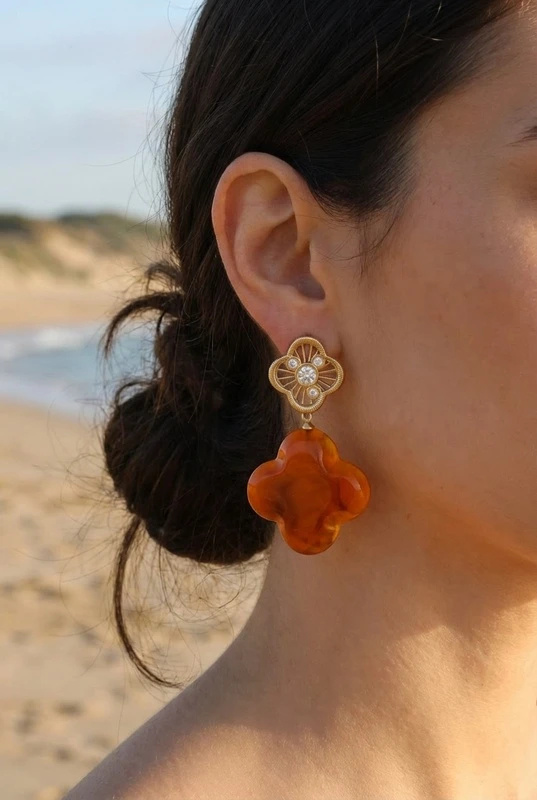Mayorista Bijoux Mystères - Pendientes de acero inoxidable