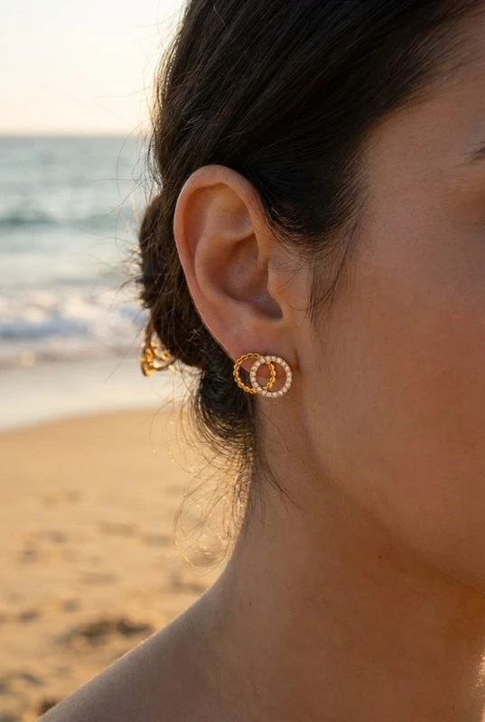 Grossiste Bijoux Mystères - Boucles d'oreilles en acier inoxydable
