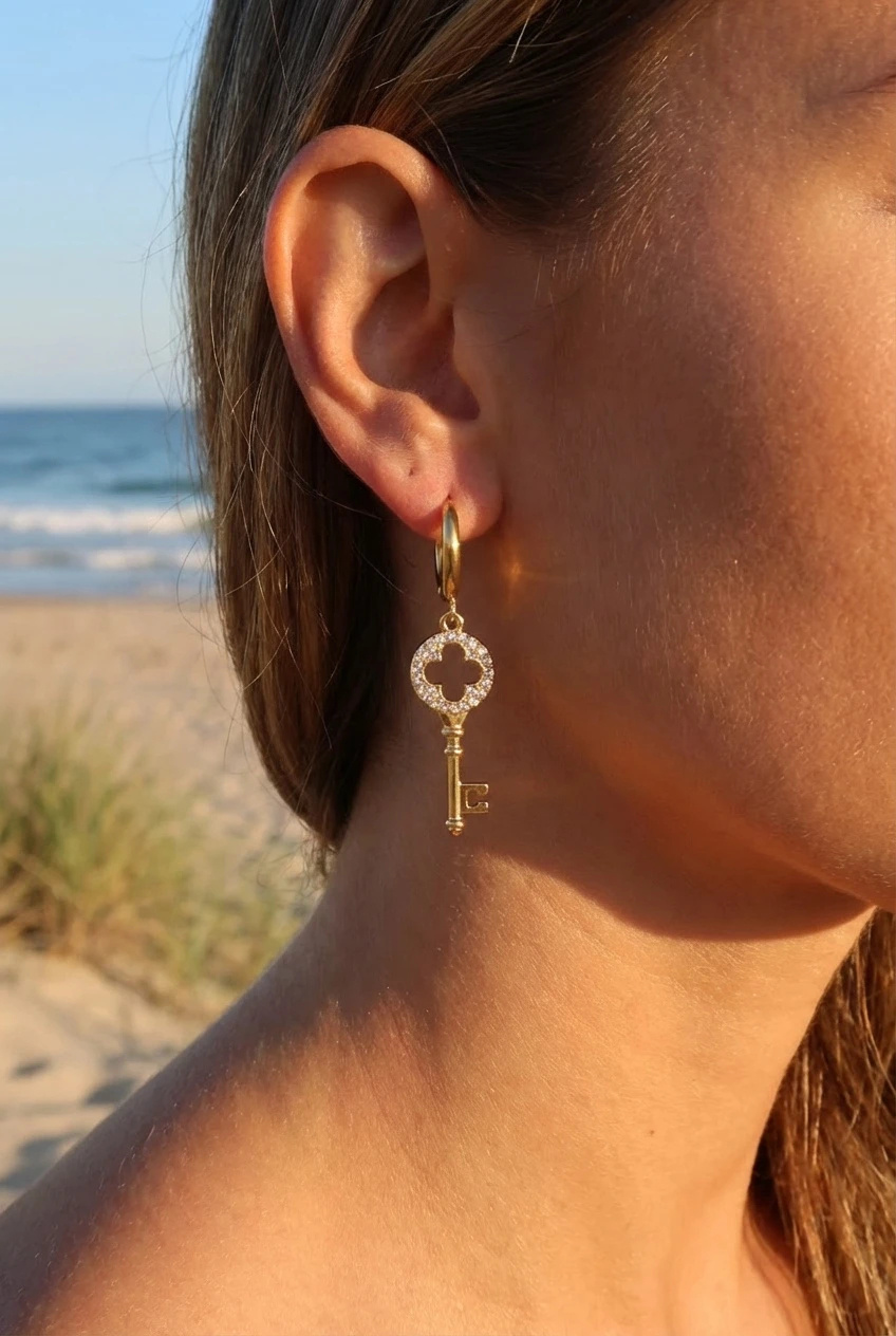 Mayorista Bijoux Mystères - Pendientes de acero inoxidable