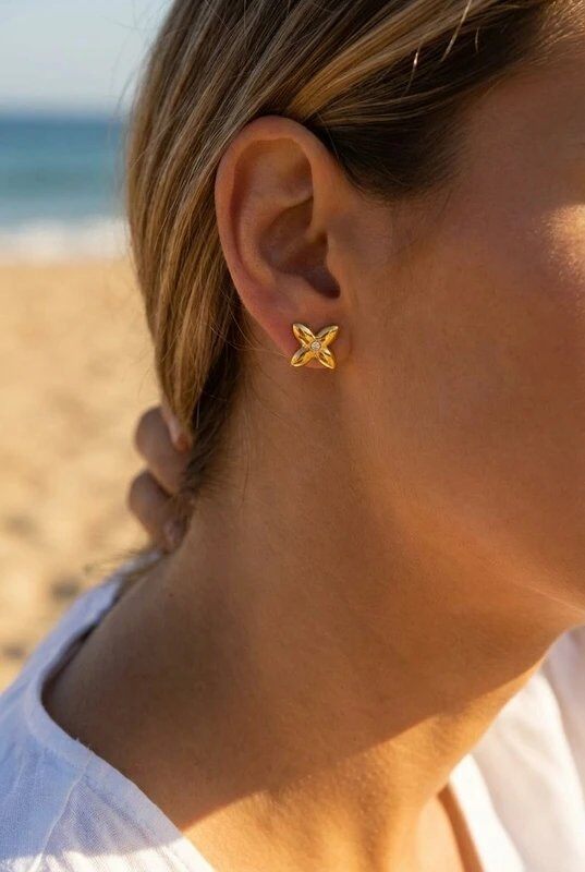 Mayorista Bijoux Mystères - Pendientes de acero inoxidable