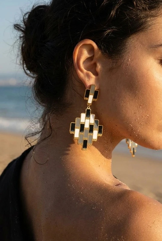 Mayorista Bijoux Mystères - Pendientes de acero inoxidable