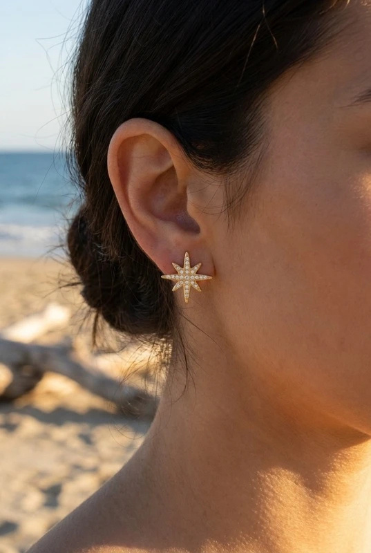 Mayorista Bijoux Mystères - Pendientes de acero inoxidable