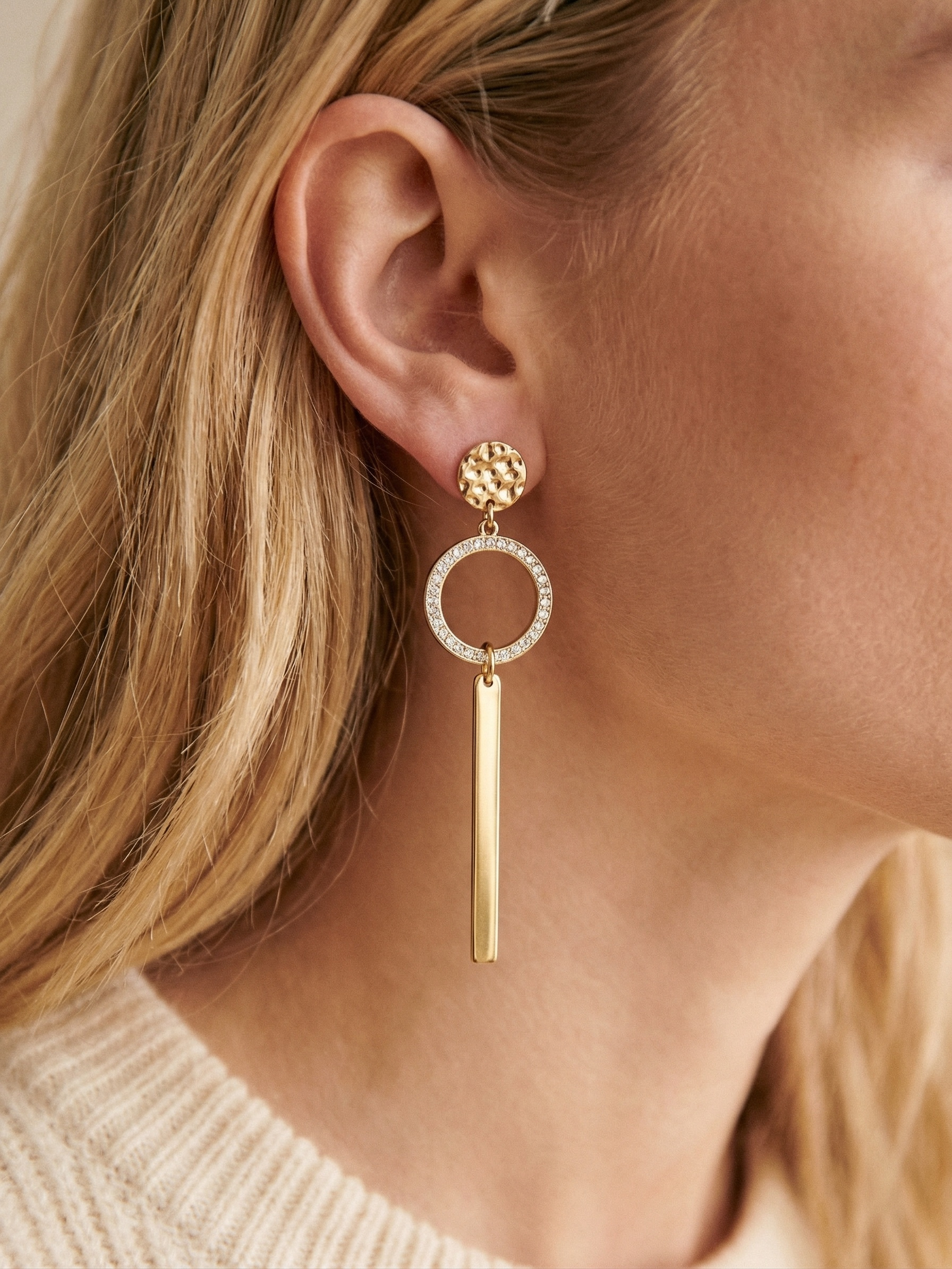 Mayorista Bijoux Mystères - Pendientes de acero inoxidable