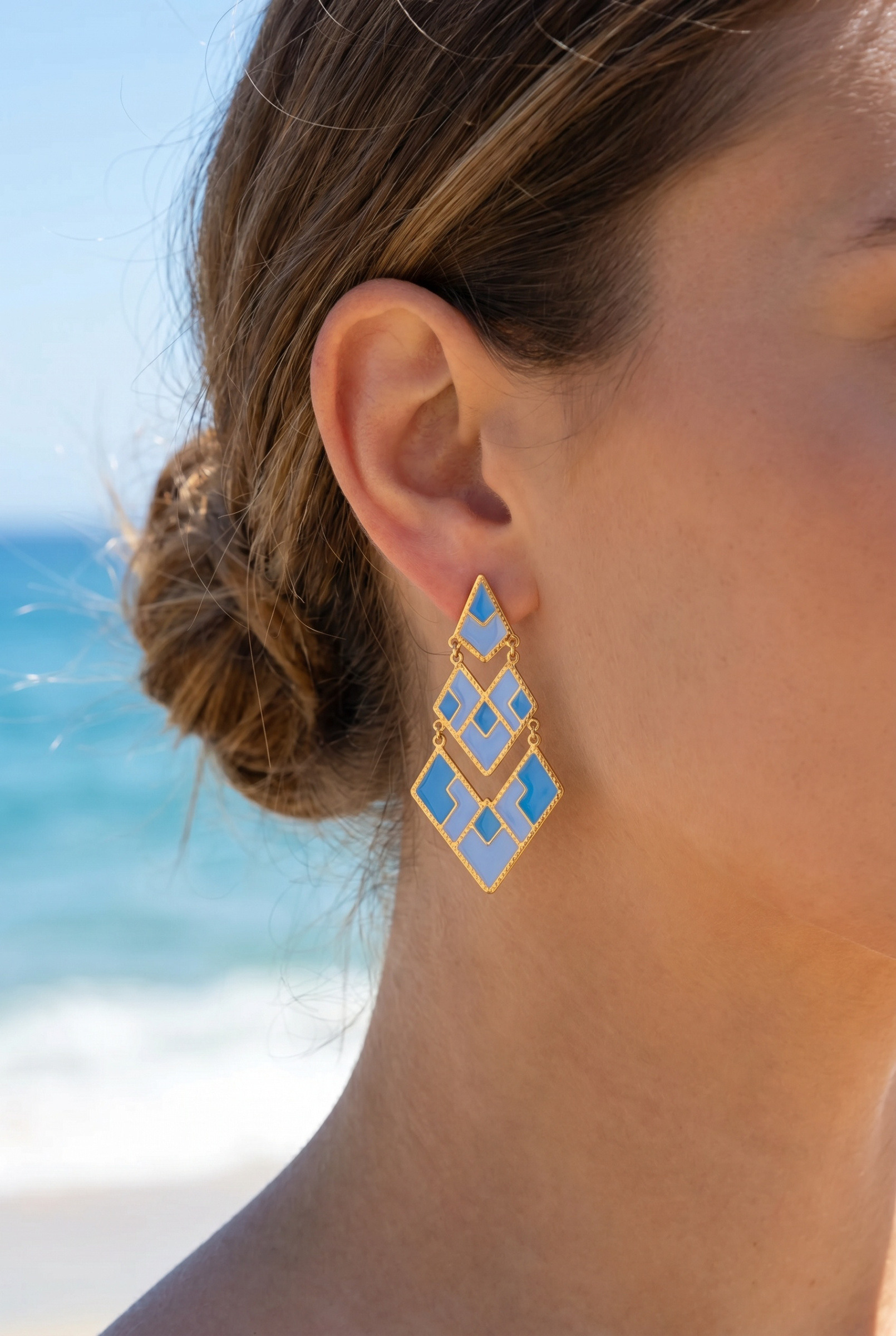 Mayorista Bijoux Mystères - Pendientes de acero inoxidable