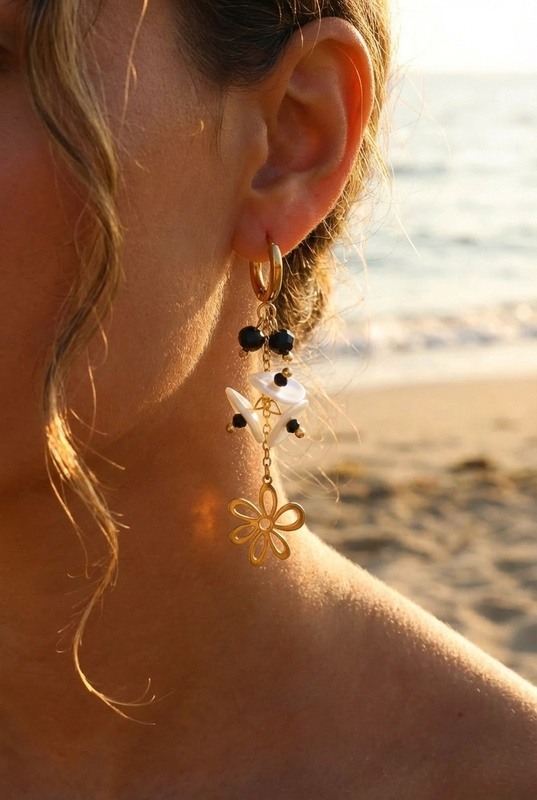 Mayorista Bijoux Mystères - Pendientes de acero inoxidable