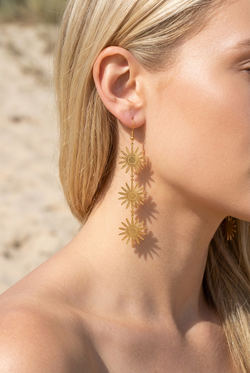 Mayorista Bijoux Mystères - Pendientes de acero inoxidable