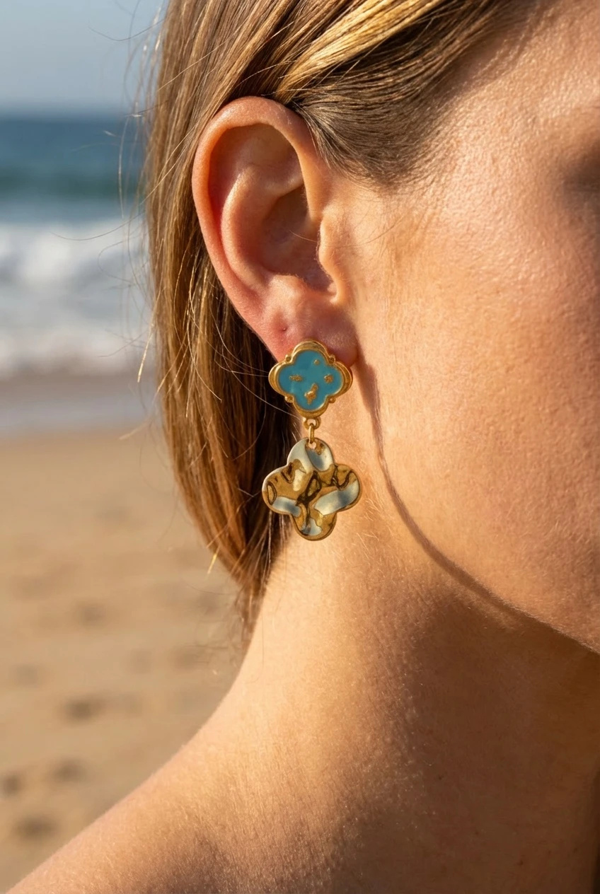 Mayorista Bijoux Mystères - Pendientes de acero inoxidable