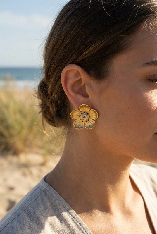 Mayorista Bijoux Mystères - Pendientes de acero inoxidable