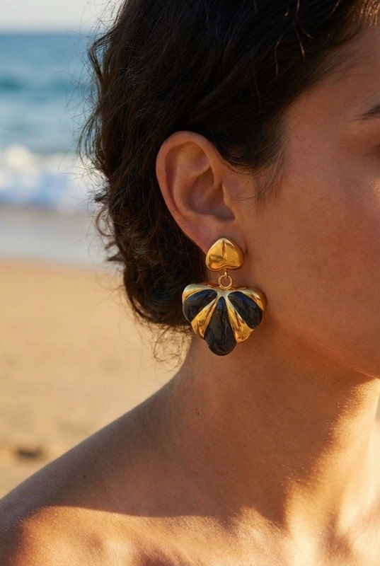 Mayorista Bijoux Mystères - Pendientes de acero inoxidable