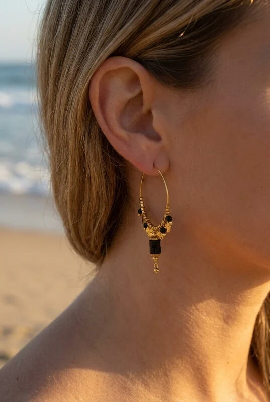 Mayorista Bijoux Mystères - Pendientes de acero inoxidable