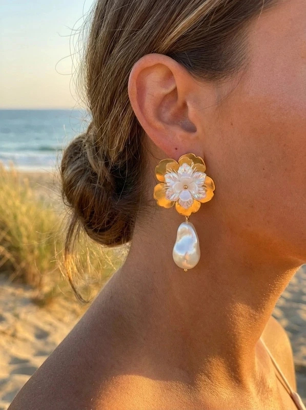 Mayorista Bijoux Mystères - Pendientes de acero inoxidable