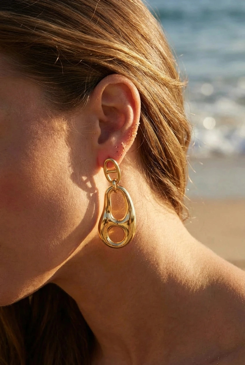 Mayorista Bijoux Mystères - Pendientes de acero inoxidable