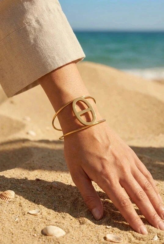 Grossista Bijoux Mystères - Bracciale rigido in acciaio inossidabile
