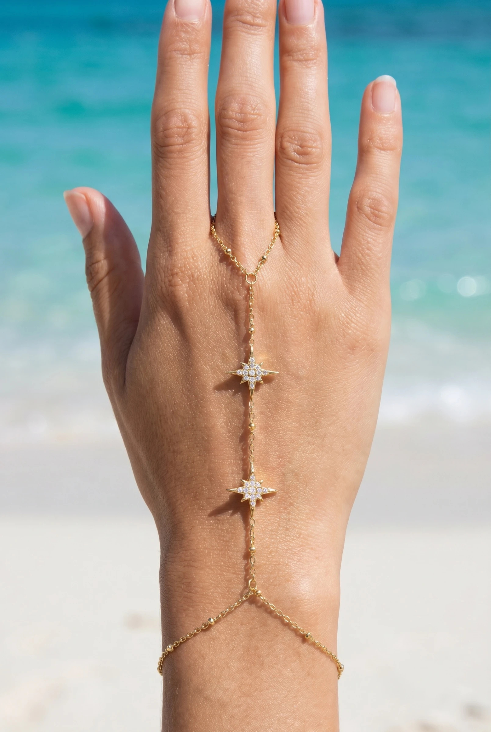 Mayorista Bijoux Mystères - Pulsera de mano de acero inoxidable